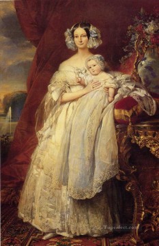 ヘレン・ルイーズ・エリザベート・ド・メクレンブール・シュヴェリーン王家の肖像画 フランツ・クサーヴァー・ヴィンターハルター Oil Paintings